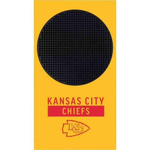 NFL Kansas City Chiefs Yellow Performance Series Xbox Series S Console Skin